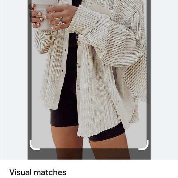 π»FREE PEOPLE WAFFLE KNIT TOP π»MORE ON WAY ππππππ - Picture 2 of 2